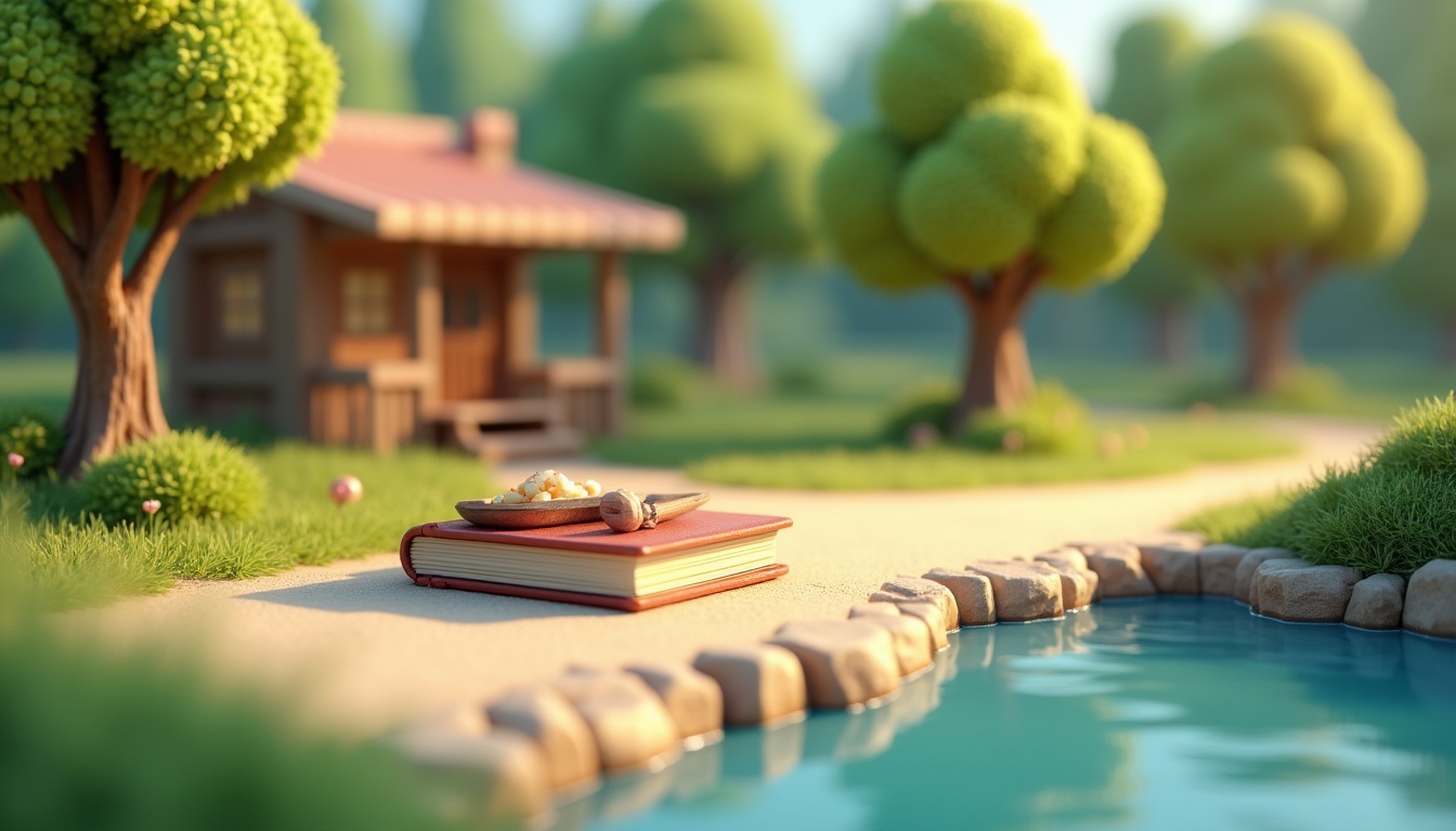 Părinte citind povesti în limba română copilului într-un cadru familial