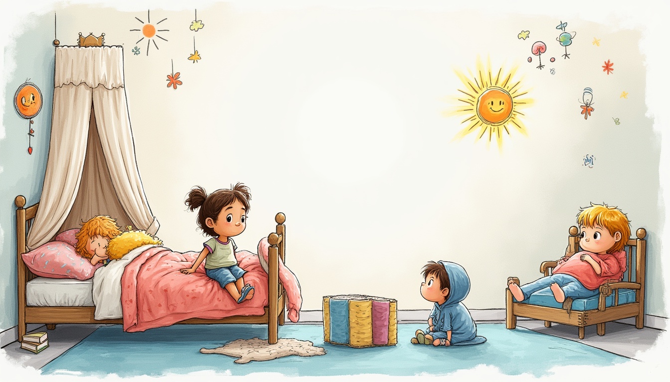 Părinte citind povești de adormit copii într-o cameră confortabilă și semi-întunecată