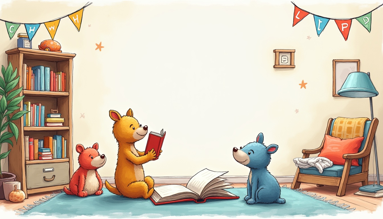 Un părinte citind o poveste de adormit copilului său într-un pat confortabil